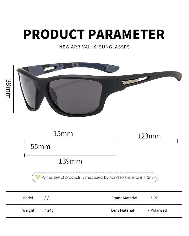 Polarisierte Angeln Sonnenbrille Männer Frauen Driving Shades Sonnenbrille Outdoor Wandern Radfahren Reisen Brillen UV400 Schutz