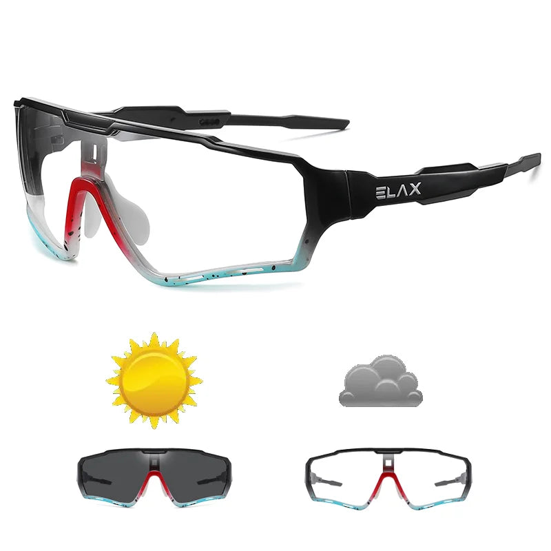 Photochrome Sonnenbrille Männer Frauen Sonnenbrille Angeln Brillen UV400 Radfahren Wandern Outdoor Sport Brille