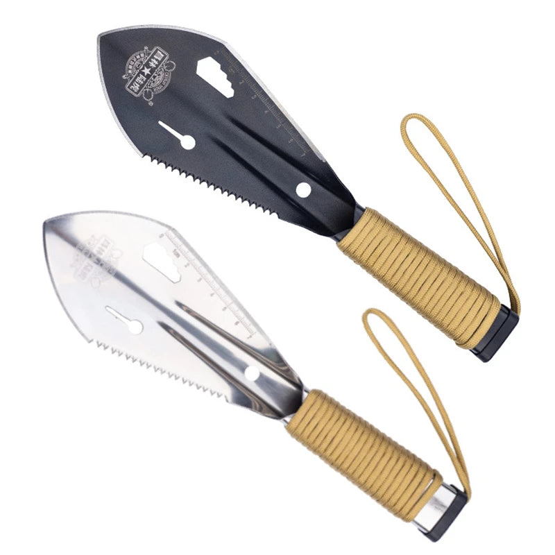Multifunktionale Garten Schaufel Sägezahn Hex Wrench Graben Kelle Messer Speer Garten Bonsai Spaten Werkzeug Überleben Military Schaufel