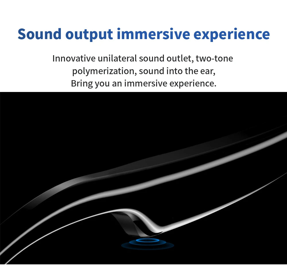SENBONO E13 Intelligente Brille: Blaulichtfilterung, polarisierte Sonnenbrillengläser, Audio, integriertes Mikrofon, Lautsprecher, Touch- und Sprachassistent
