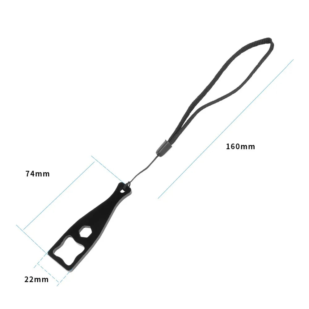 CNC-Aluminium-Drei-Wege-Schwenkarm-Montageadapter für GOPRO Hero 13 12 11 10 Session Yi SJcam EKEN Sony DJI Action Kamerastativ