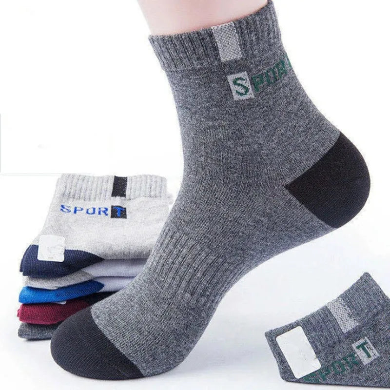 10/5/3pairs Atmungsaktive Con Sport Strümpfe Männer Bambus Faser Herbst und Winter Männer Socken Schweiß Absorption Deodorant business Sox