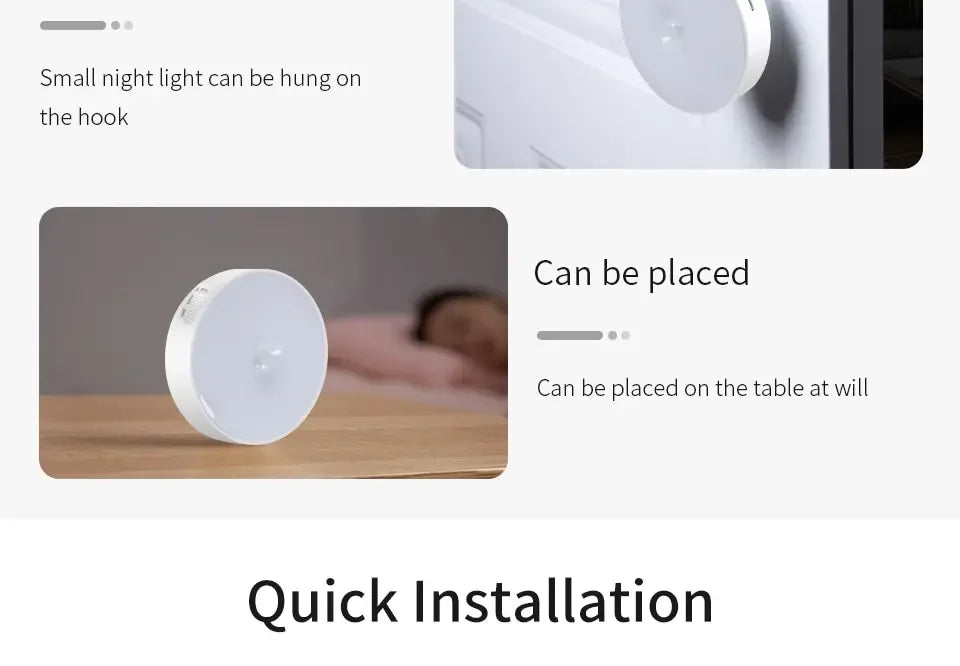 LED-Unterschrankleuchten mit Bewegungsmelder, Nachtlicht, wiederaufladbar, kabellose USB-Lampe für Treppen, Schrank, Küche, Schlafzimmer, Flur