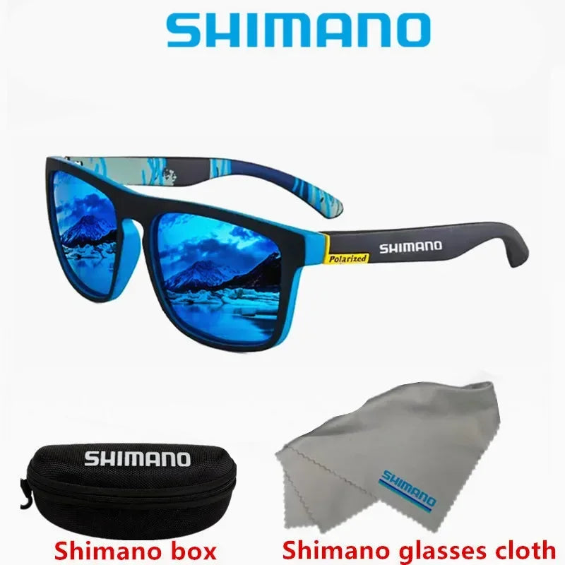 Klassische quadratische polarisierte Unisex-Outdoor-Sport-Sonnenbrille zum Angeln, Jagen, Radfahren, Fahren, Bergsteigen, UV400, blendfrei