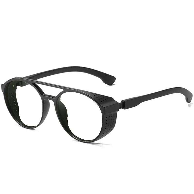 Anti-Blend-Oval-verschreibung pflicht ige Myopie-Sonnenbrille fertig männliche weibliche bunte Linsen-Dioptrien brille 0-150-171 bis-0,5