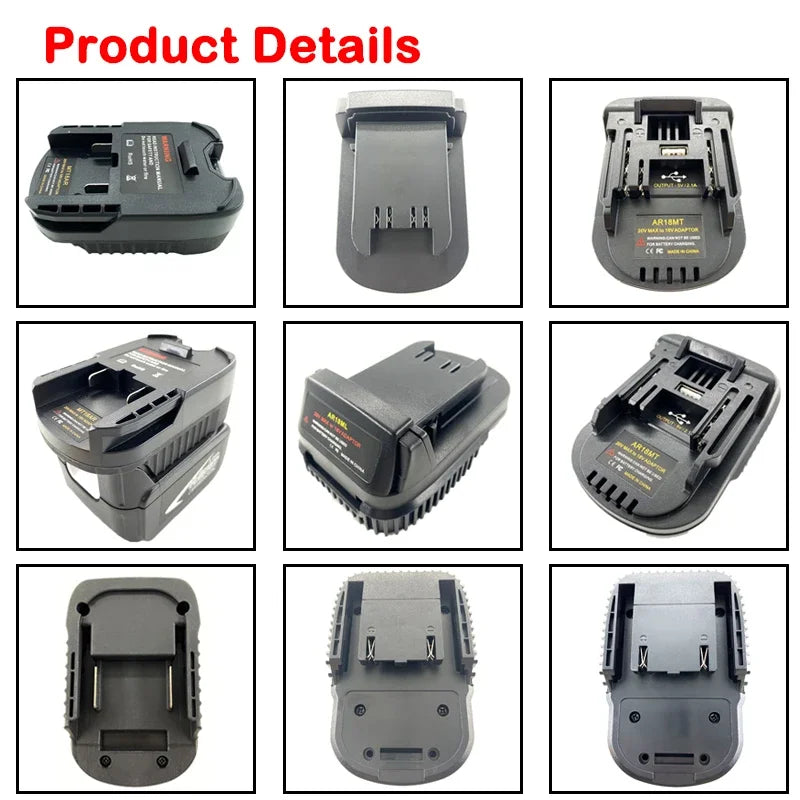 Batterie-Adapter-Konverter für Makita zu für RIDGID AEG, für Ridgid/AEG zu für Makita, für Ridgid/AEG zu für Milwaukee Power Tool