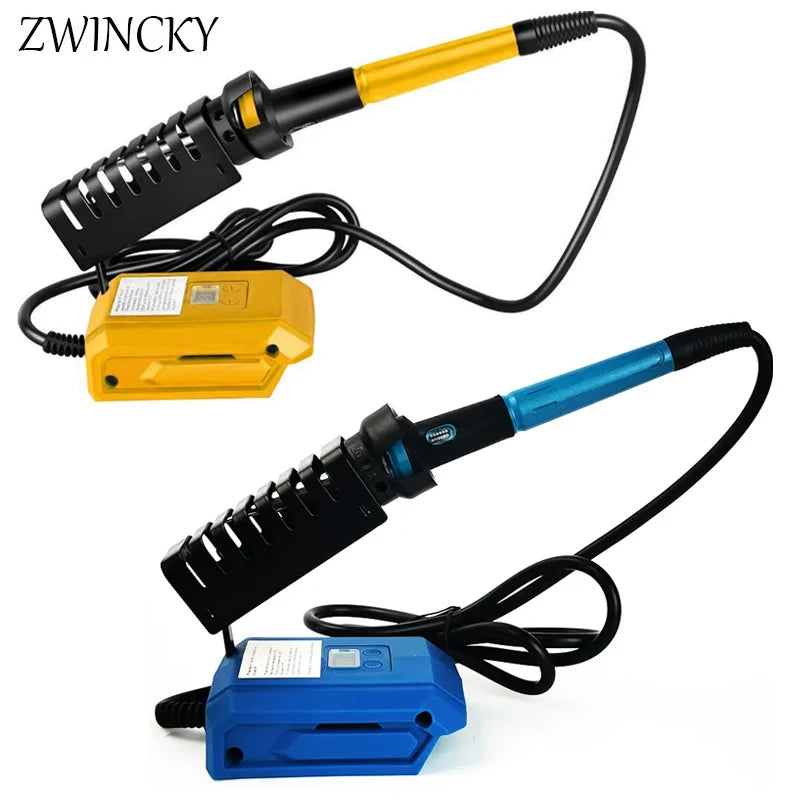 Tragbarer 60 W elektrischer Lötkolben für Makita/Dewalt 20 V Akku-Schweißgerät mit Ständer, 936 Spitze, Schweißreparatur, schnelle Erwärmung