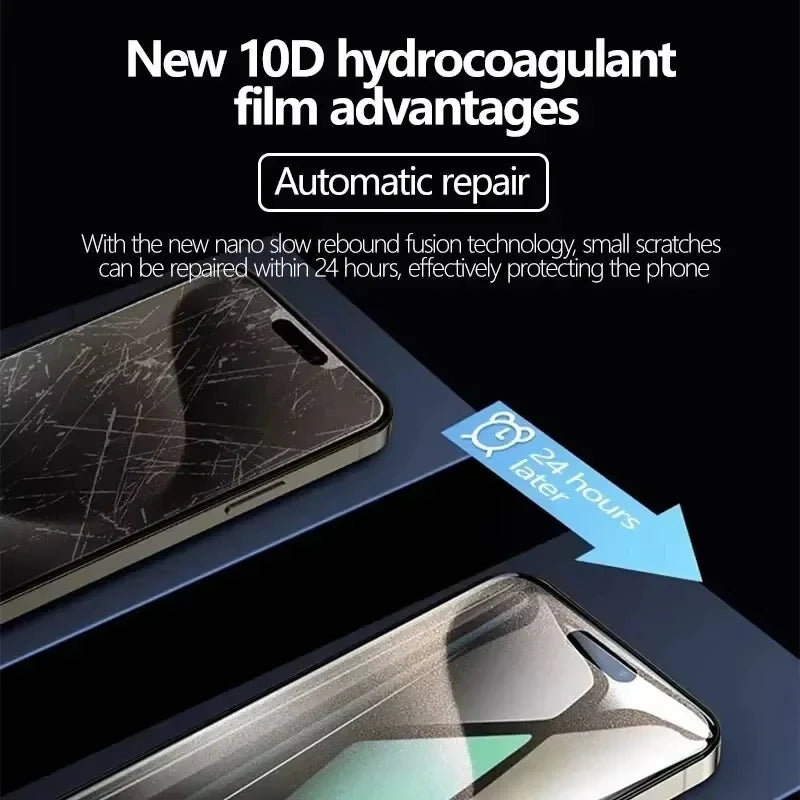 Volle Abdeckung Hydrogel Film Für iPhone 17 16 14 11 13 12 15 Pro Max Air Screen Protector Für iPhone 16E Mini SE XR XS 7 8 Nicht Glas