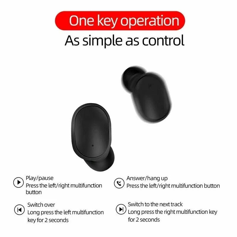E6S TWS Drahtlose Kopfhörer Sport Wasserdichte Bluetooth 5,0 Kopfhörer Stereo Headset mit Mikrofon für Iphone Xiaomi Vivo Oppo