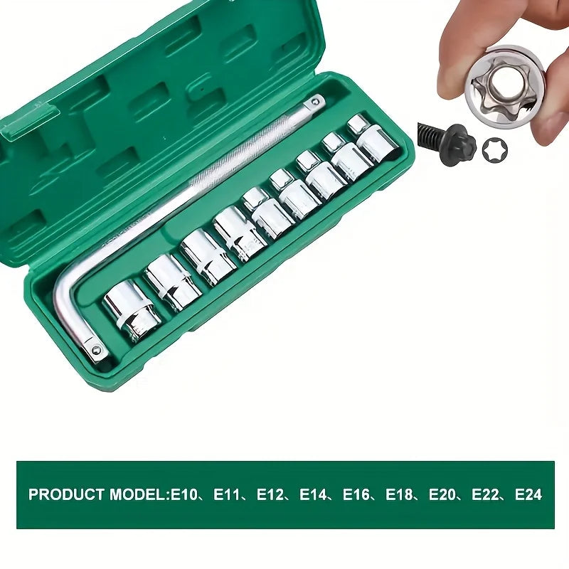 AIRAJ NEUE Auto Reparatur Tool Kit 46/53 Teile/satz Steckschlüssel Set Auto Reparatur Werkzeug Ratsche Drehmomentschlüssel Combo Auto Reparatur werkzeug Set