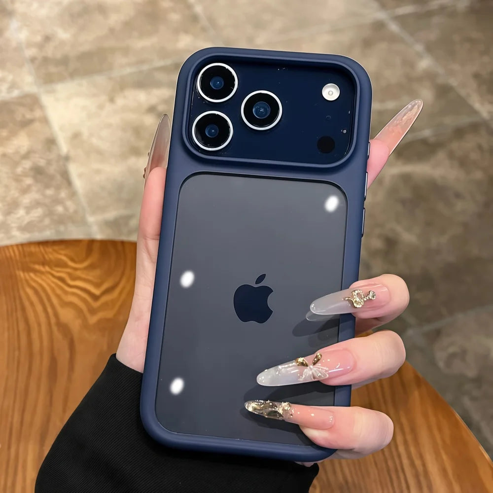 Intelligente Kamera-Touch-Taste, kristallklare Handyhülle für iPhone 17 Pro Max 17 Pro 17 Air, transparente, stoßfeste Abdeckung