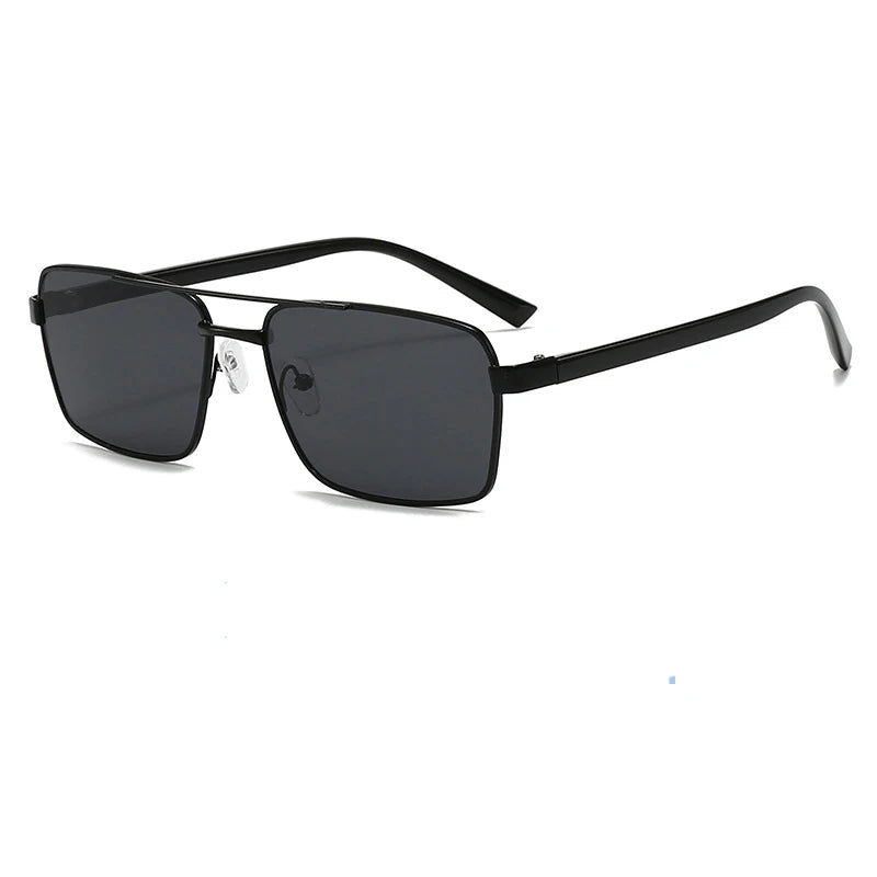 Quadratische Sonnenbrille für Männer und Frauen, modisch, klassisch, Retro, Vintage, Trenddesign, braune Gläser, UV400-Sonnenbrille, männliche und weibliche Brillen, 2026