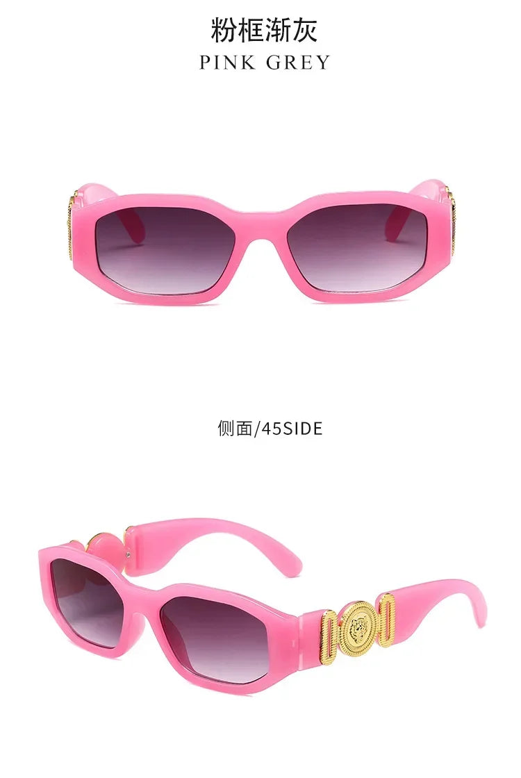 Neue Retro Unregelmäßige Quadratische Sonnenbrille für Frauen Männer Mode Designer Kleine Rahmen Sonnenbrille Trend Produkt Shades UV400