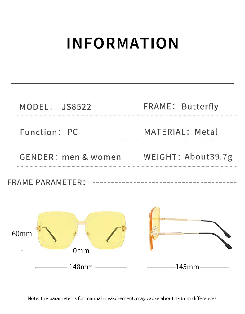 Fashion Street Shot Sonnenbrille im neuen Stil, Outdoor-Sonnenschutz, großer Rahmen, Unisex-Brille für einen trendigen Look
