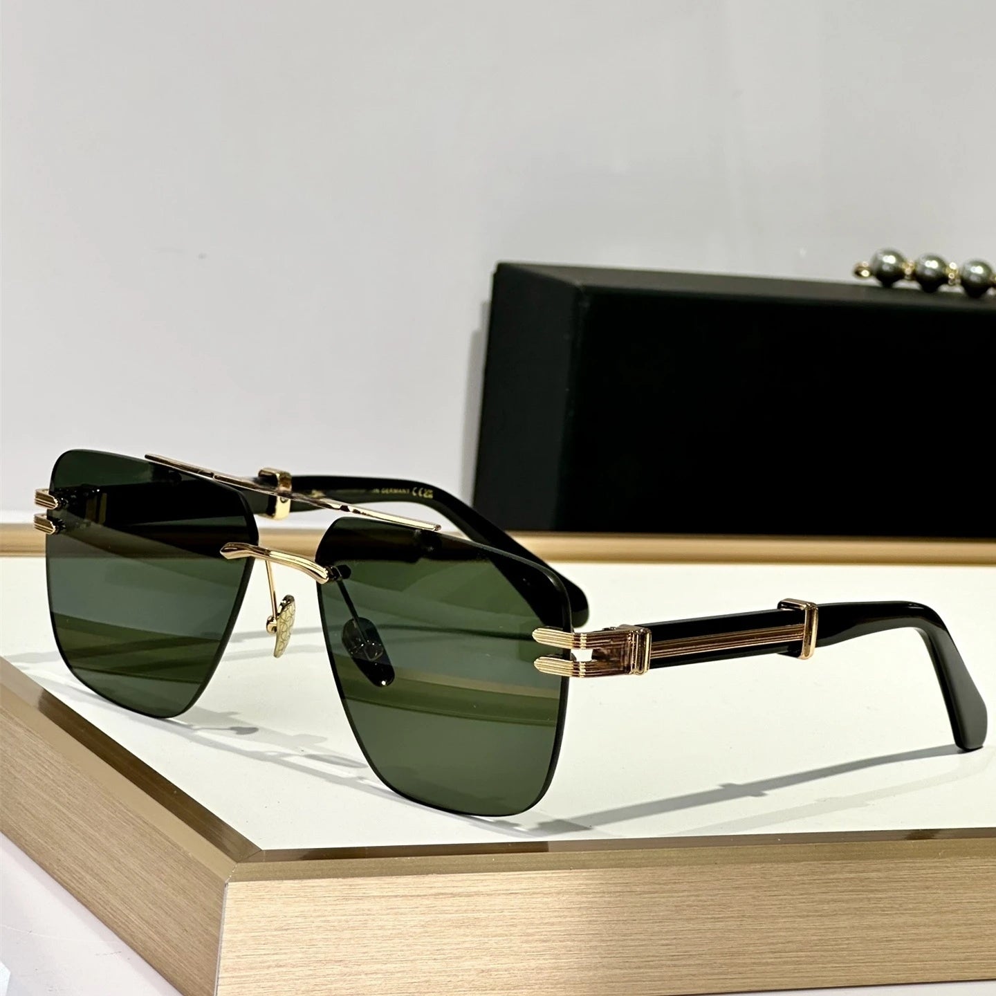 Double Bridge Sonnenbrille für Herren Z102 Original Classic UV400 Rahmenschutz Herren Sonnenbrille Outdoor zum Angeln Dirving