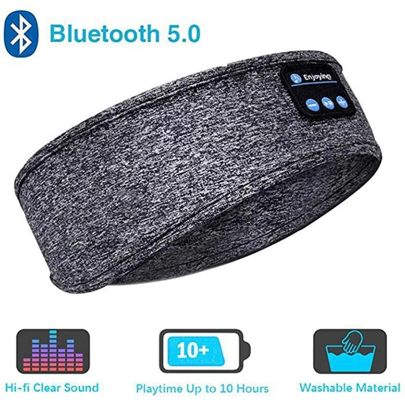 Fone Bluetooth-Kopfhörer Sport Schlaf Stirnband elastische drahtlose Kopfhörer Musik Augen maske drahtlose Bluetooth-Headset Stirnband