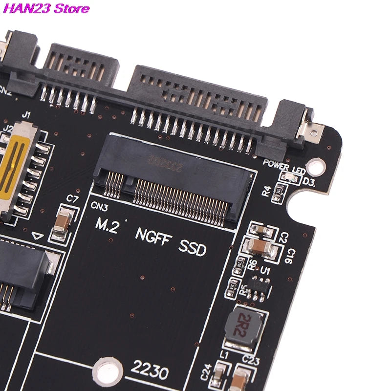 Hochwertige 1-teilige Sata 60 Gbit/s bis m2 ngff sata ssd msata ssd Adapter msata zu sata m.2 ngff zu sata Festplatten adapter platine
