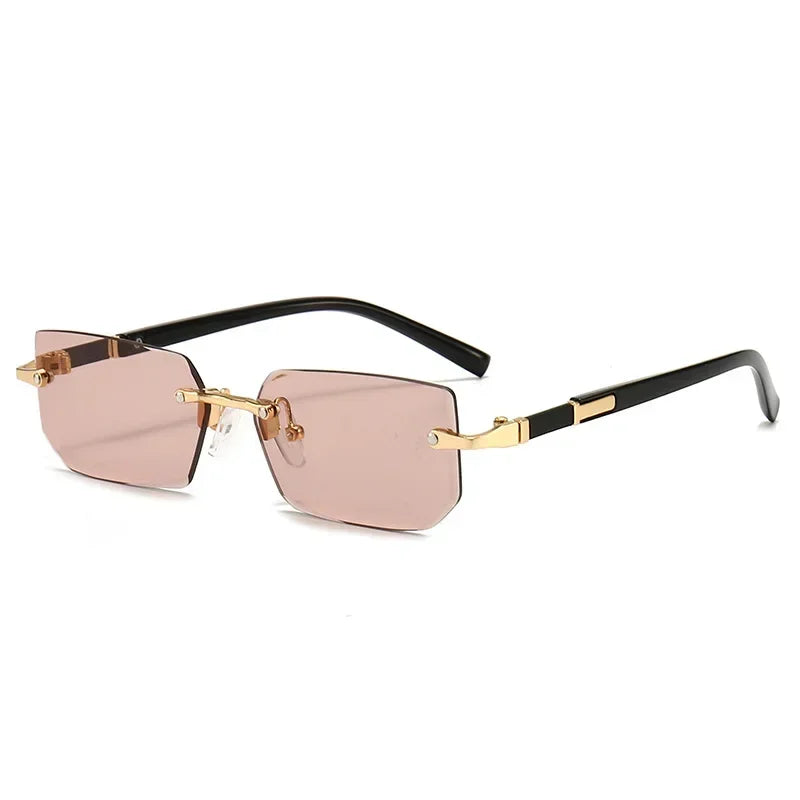 Mode High Definition Sonnenbrille Männer Damen Blau Licht Blockieren Augenschutz Brillen Randlose Quadratische Rahmen Brillen Goggle