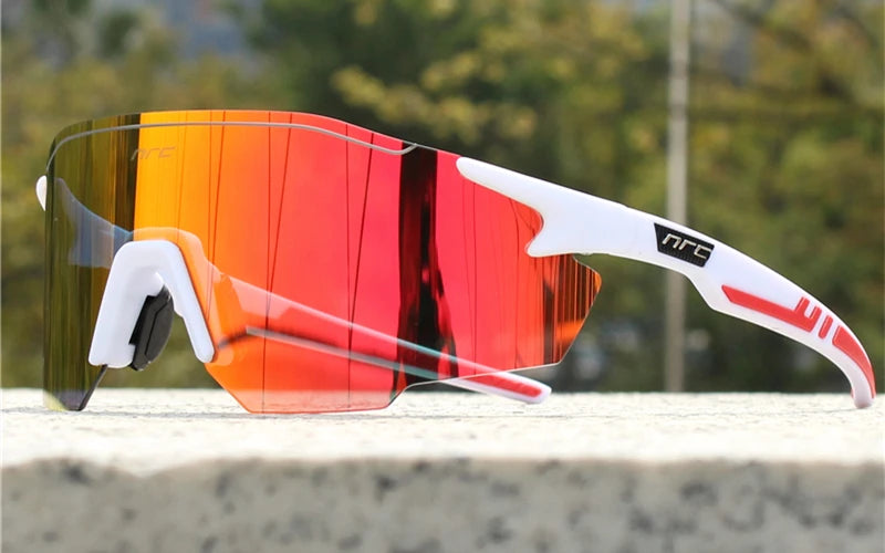 NRC Radfahren Sonnenbrille 1 objektiv UV400 TR90 Sport Fahrrad Brille MTB Mountainbike Angeln Wandern Reiten Brillen für Männer Frauen