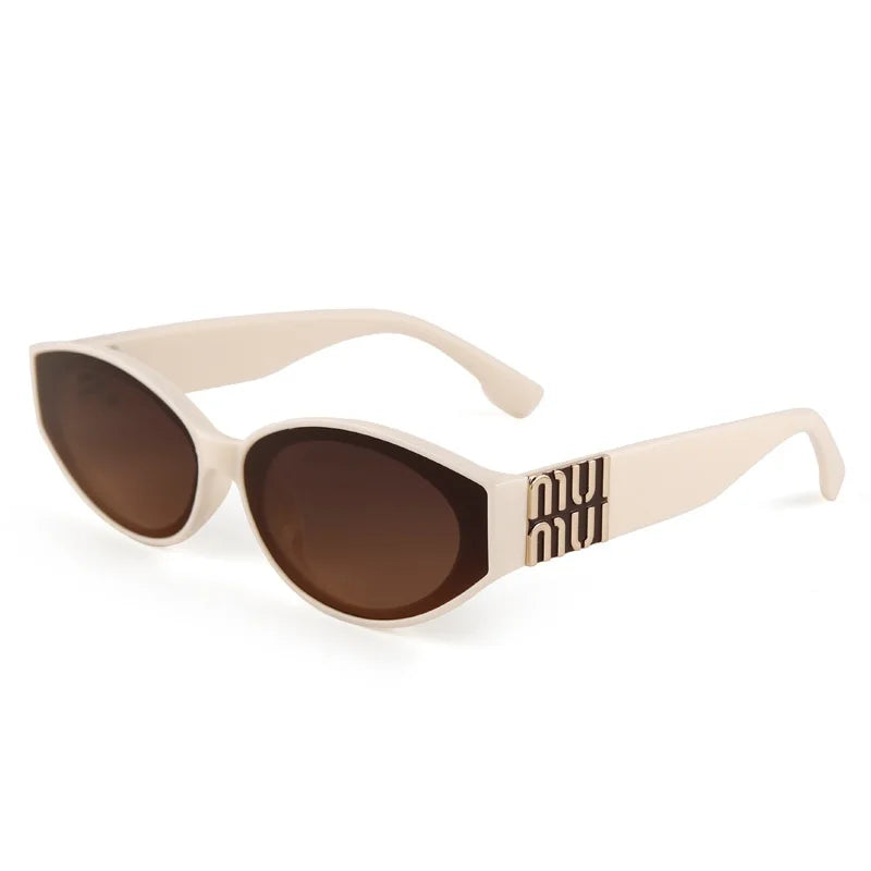 2025 Glamouröse Mode-Sonnenbrille für Damen Luxuriöse Ovale Designer-Brille für Herren Trendige Klassische Marken-Unisex-Brille UV400-Schutz