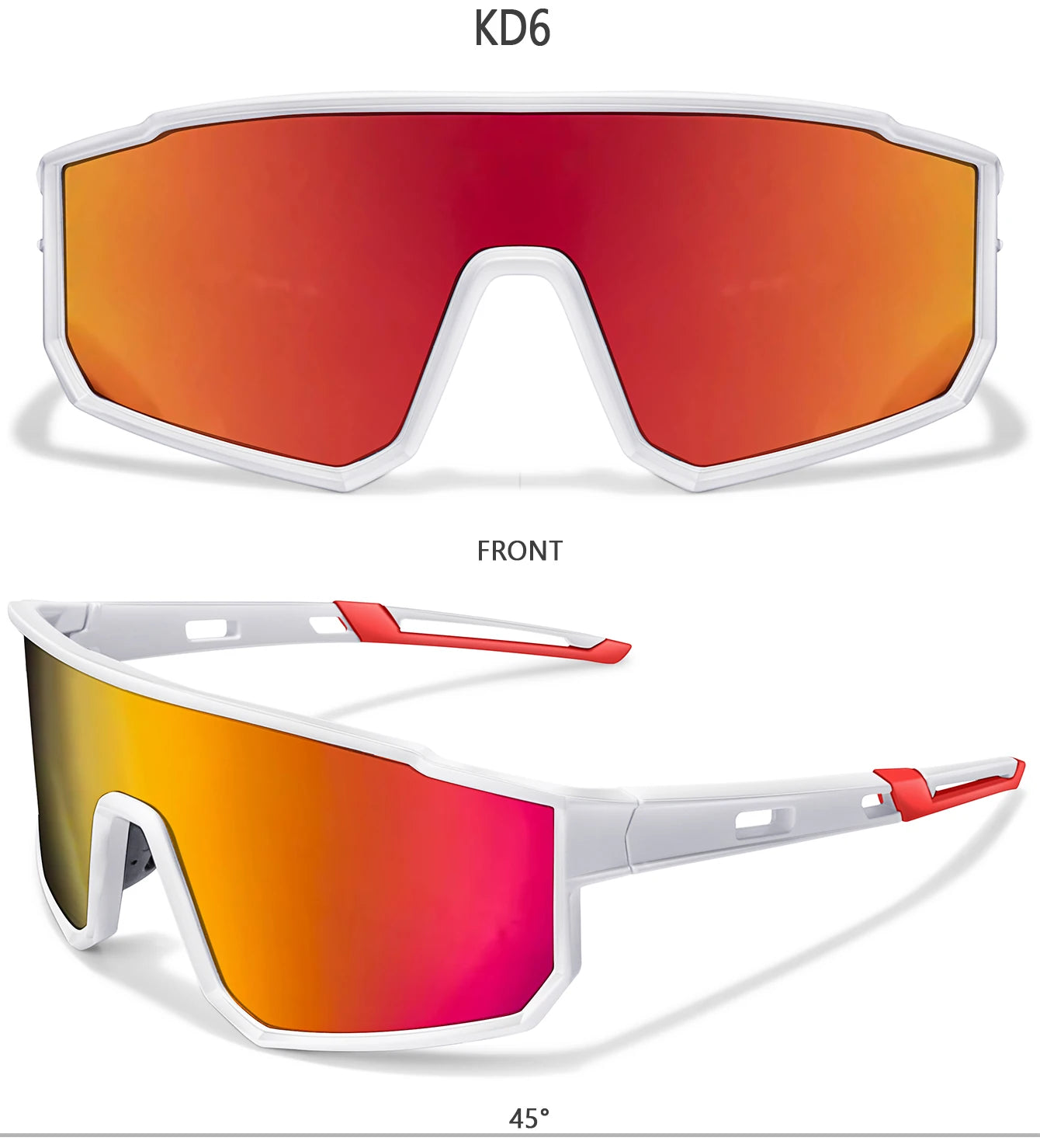 Trendige Angel-Sonnenbrille für Damen und Herren, lässige, winddichte Brille mit UV-Schutz für Outdoor-Sportarten, Laufen, Radfahren