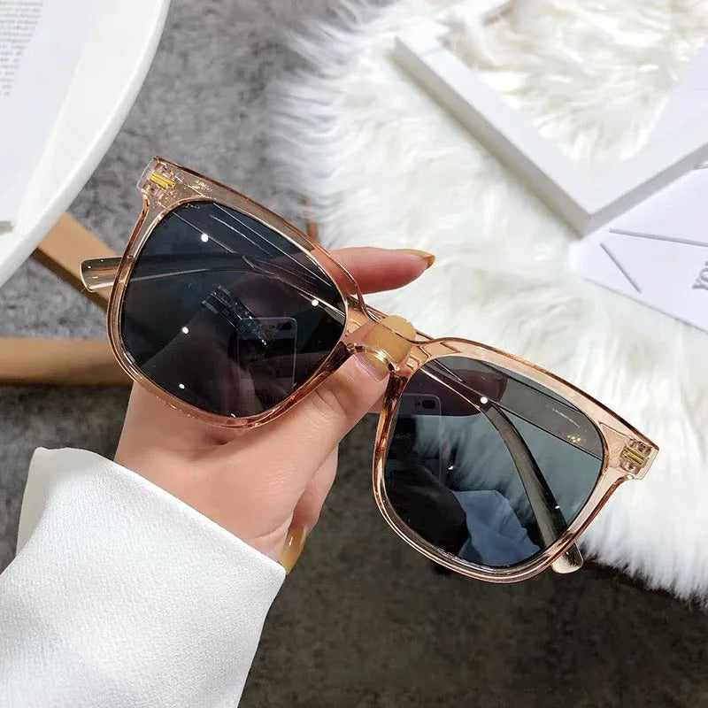 Sommer Quadratische Sonnenbrille für Dame Mode Trendy Stil Sonnenbrille Vintage Shades Brille UV400 Schutz Streetwear Brillen