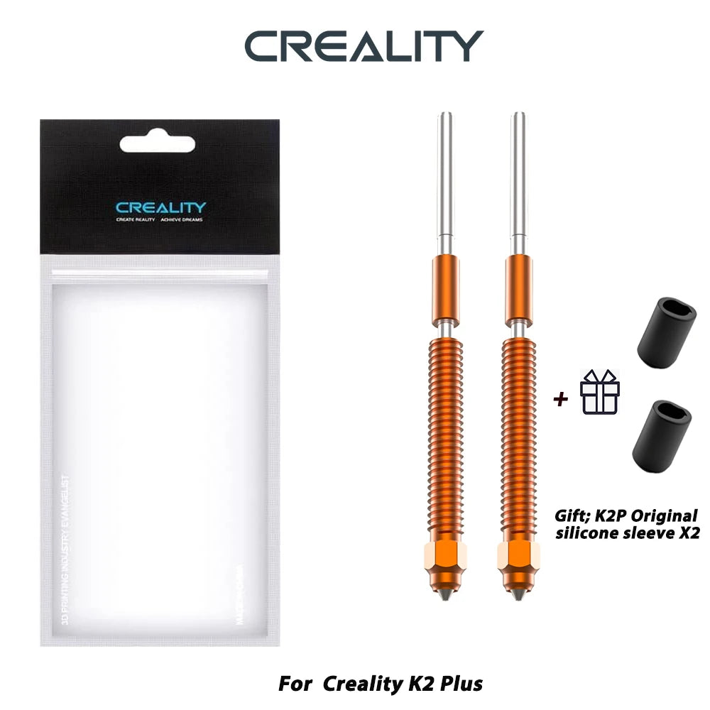 Creality Original K2 Plus Düsenset 0.4/0.6/0.8mm, gehärteter Stahl, hoher Durchfluss, 3D-Druckerzubehör