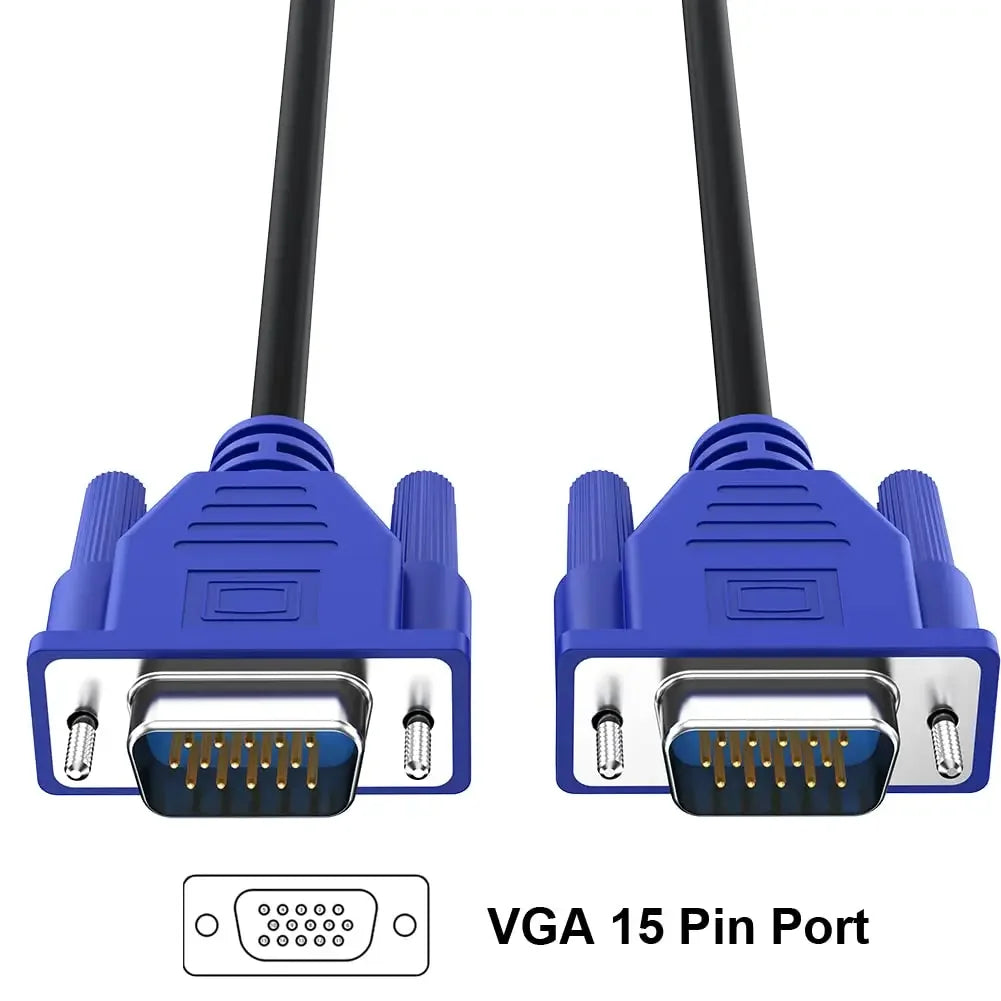 VGA-Kabel 3+5 1,4 m für Monitorcomputer an TV- und Projektor-Datenverbindung