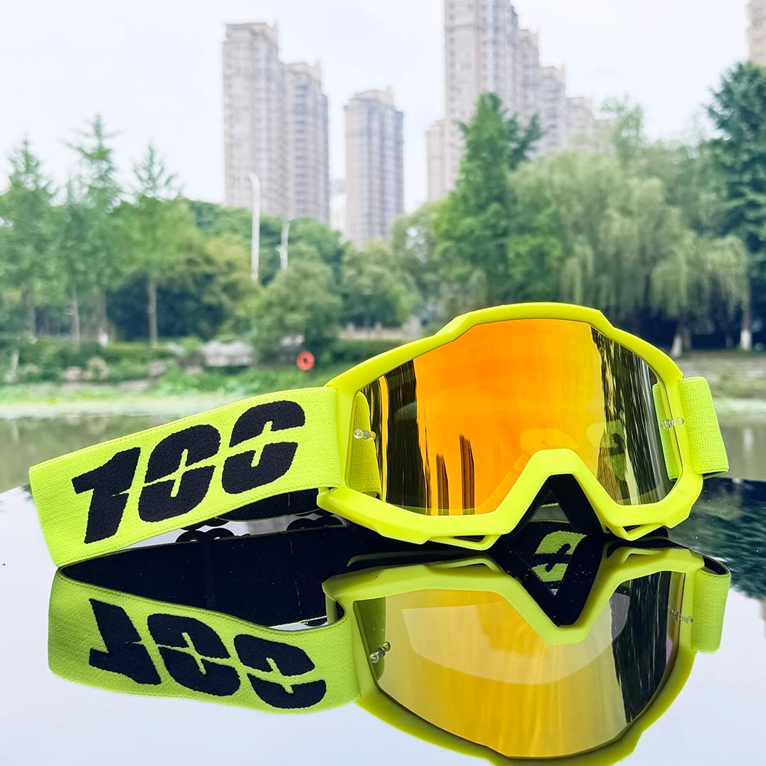 Neue Motorrad Brille Motocross Sicherheit HD Linsen Brille Dirt Bike ATV Ski MTB Brille MOTO Outdoor Radfahren Sonnenbrille