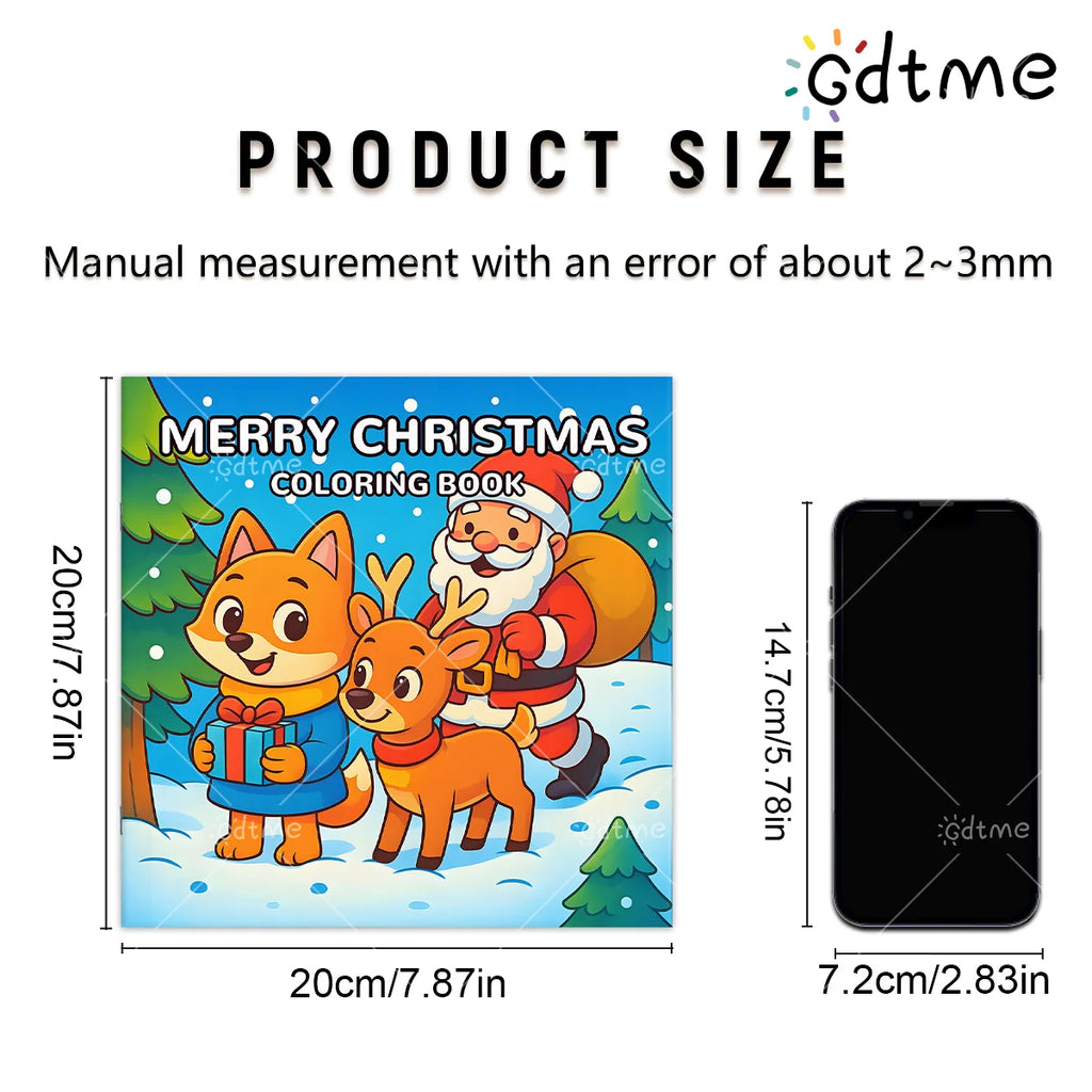 MERRY CHRISTMAS Malbuch für Erwachsene und Jugendliche mit entzückenden Weihnachtskreaturen, Cartoon-Mal- und Zeichenbüchern