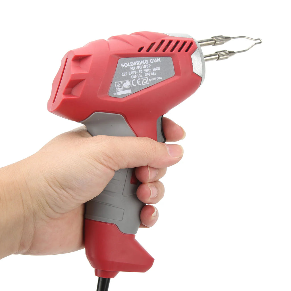 200 ℃   Handlötpistole EU-Stecker 220 V, Lötpistole 180 W 200 ℃   Lötkolben-Set mit manueller Zuführung für Chip-Telefone