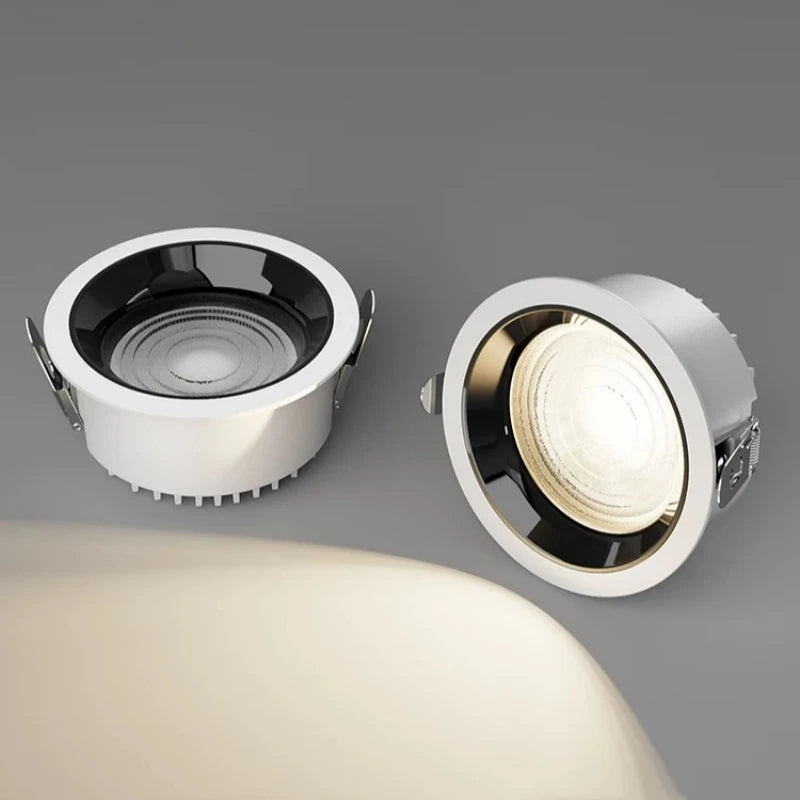 Einbau-Blendschutz-LED-SMD-Downlight, 7 W, 9 W, dimmbar, 85–265 V, Deckenleuchte, Strahler, 12 W, 18 W, für Zuhause, Wohnzimmer, Schlafzimmer