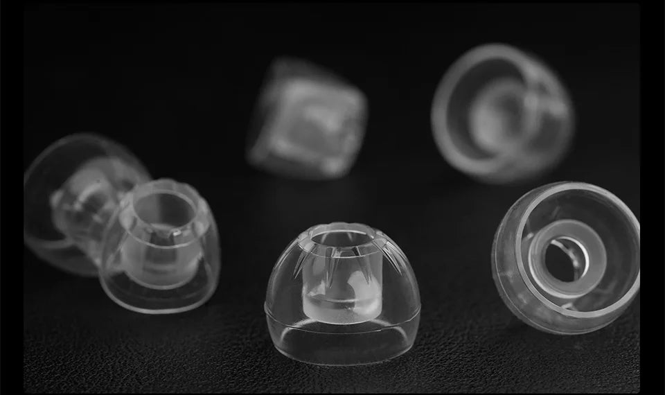 KZ LS01 Hochtransparente Flüssigsilikon-Ohrstöpsel für die meisten kabelgebundenen HiFi-Kopfhörer KZ mit S/M/L-Größe. Bequeme Universal-Ohrstöpsel