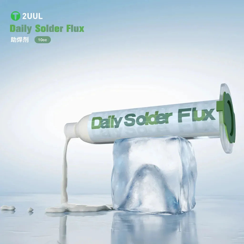 2UUL SC14 Daily Solder Flux 10cc schnell aushärtender, hochtemperaturbeständiger Flussmittel für die Montage von Telefon, Laptops und Elektronik, PCB-Reparaturen