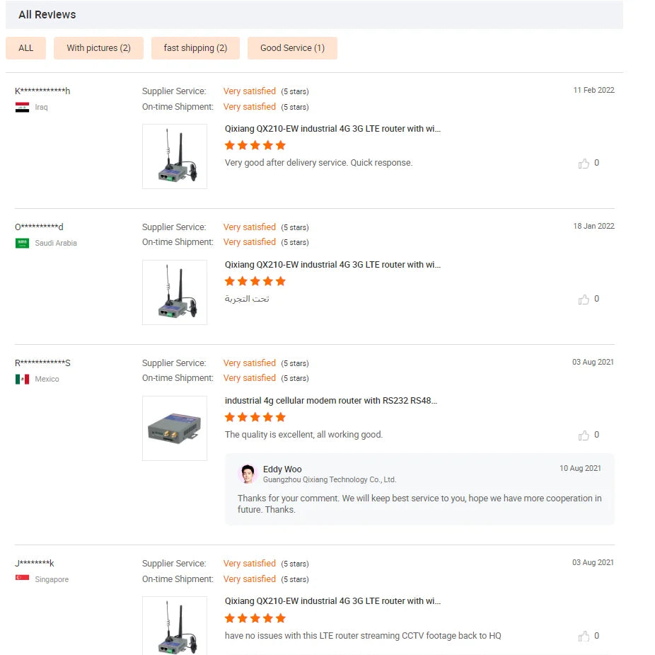 Qixiang Din Rail Industrial Wireless 4g Celullar Router mit Dual-SIM-Kartens teck platz rs232 rs485 für iot m2m Anwendung