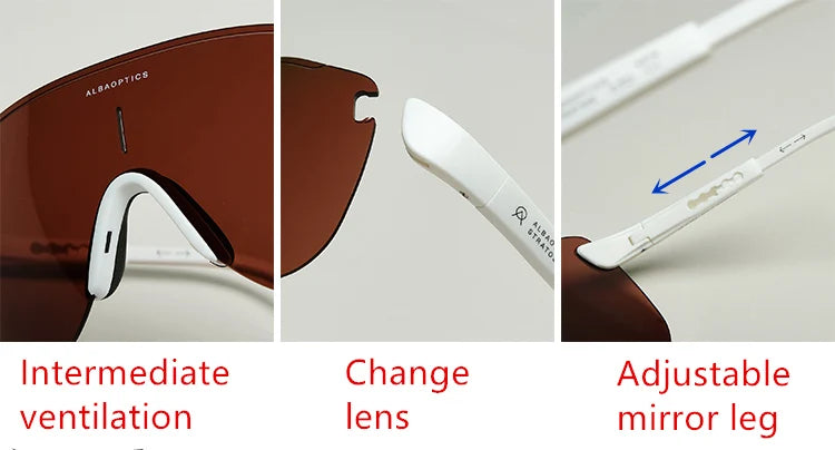 ALBA Radfahren Goggl Sonnenbrille Sport Radfahren Brille Mail Brille Fahrrad Mountainbike Brille männer Brillen ciclismo mtb