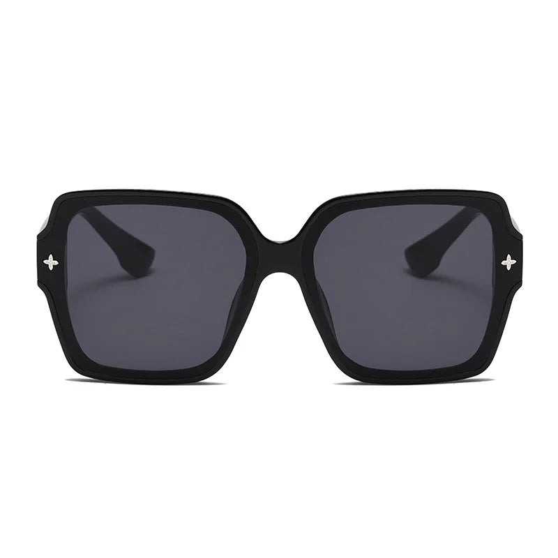 Modische Sonnenbrille mit quadratischem Rahmen für Damen, luxuriöser UV-Schutz, großer Rahmen, All-Match DS-8052-1