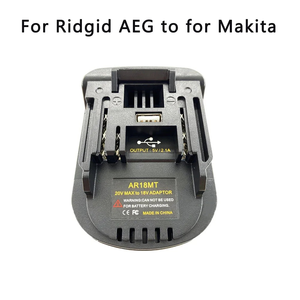 Batterie-Adapter-Konverter für Makita zu für RIDGID AEG, für Ridgid/AEG zu für Makita, für Ridgid/AEG zu für Milwaukee Power Tool