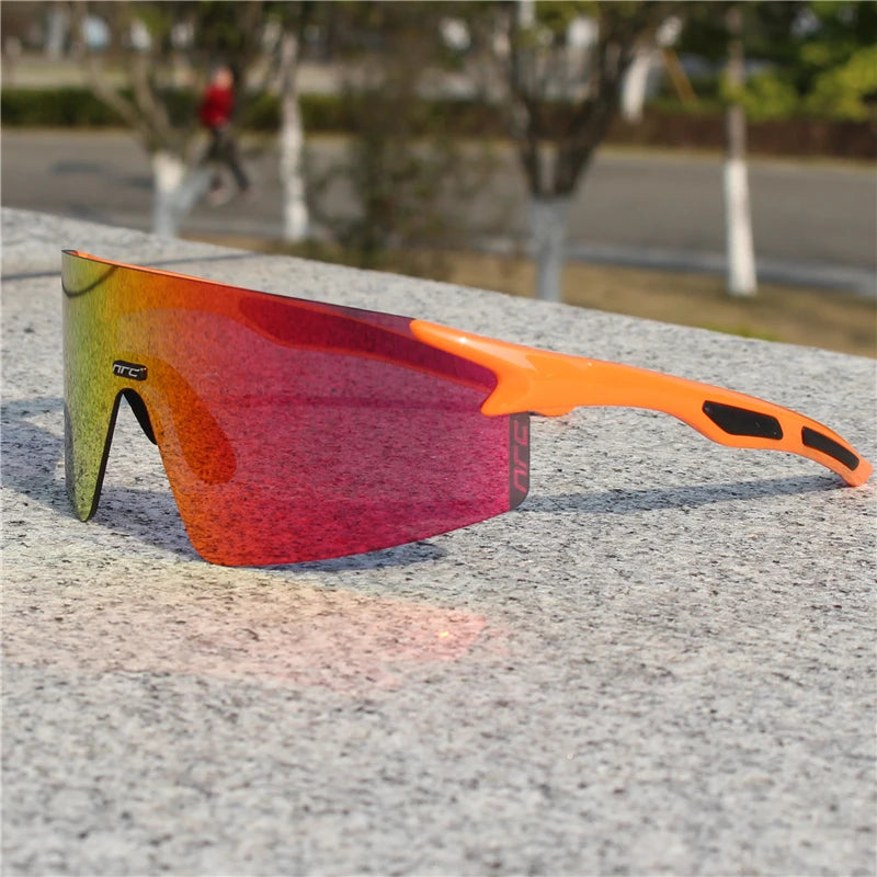NRC Radfahren Sonnenbrille 1 objektiv UV400 TR90 Sport Fahrrad Brille MTB Mountainbike Angeln Wandern Reiten Brillen für Männer Frauen