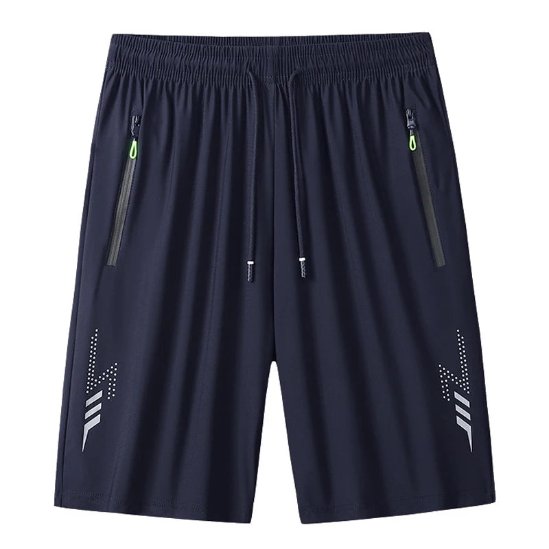 Sommer Herren Shorts Coole Sportbekleidung Laufshorts Lässige Hosen Fitnessstudio Training Jogging Kurze Hosen Herren Schwarz Grau