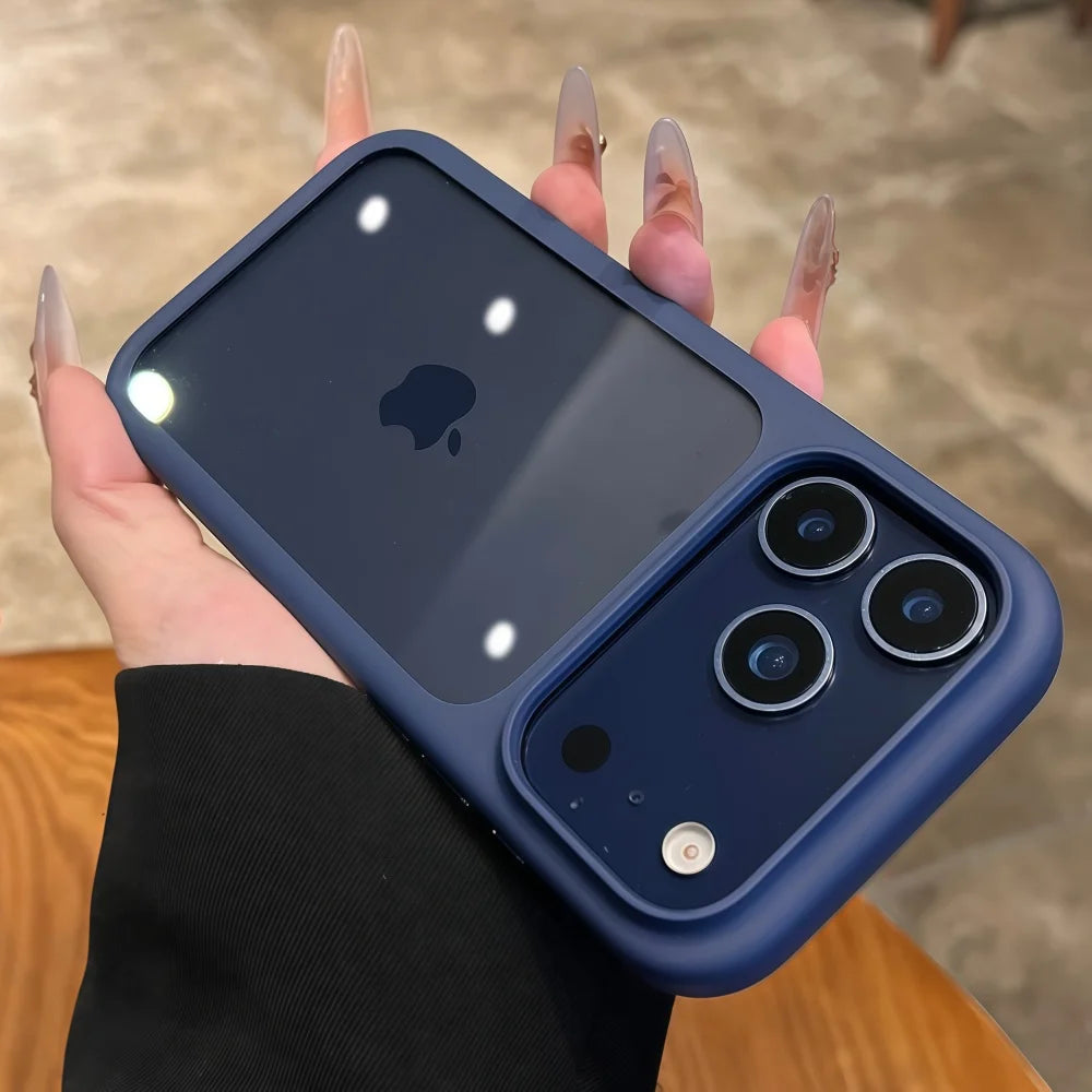 Intelligente Kamera-Touch-Taste, kristallklare Handyhülle für iPhone 17 Pro Max 17 Pro 17 Air, transparente, stoßfeste Abdeckung