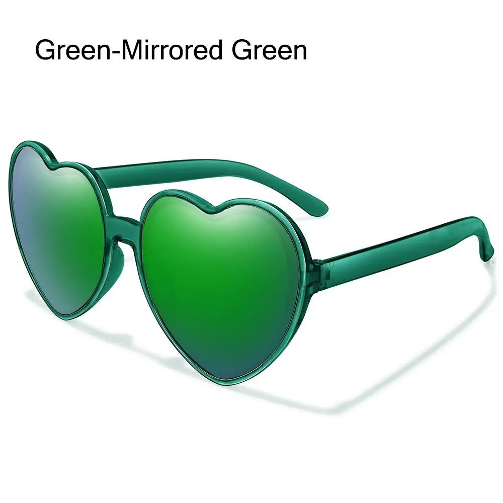 Herz Sonnenbrille für Frauen Männer Randlose Gradienten Sonnenbrille UV400 Weibliche Sommer Shades Luxus Marke Design Damen Brillen 2025