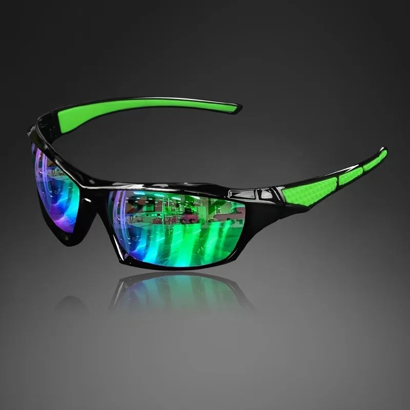 1/3 Stück Sportsonnenbrille für Herren, Leichte Nachtsichtbrille, Fahrrad-, Fahr- und Angelbrille, Modische Verspiegelte Sonnenbrille