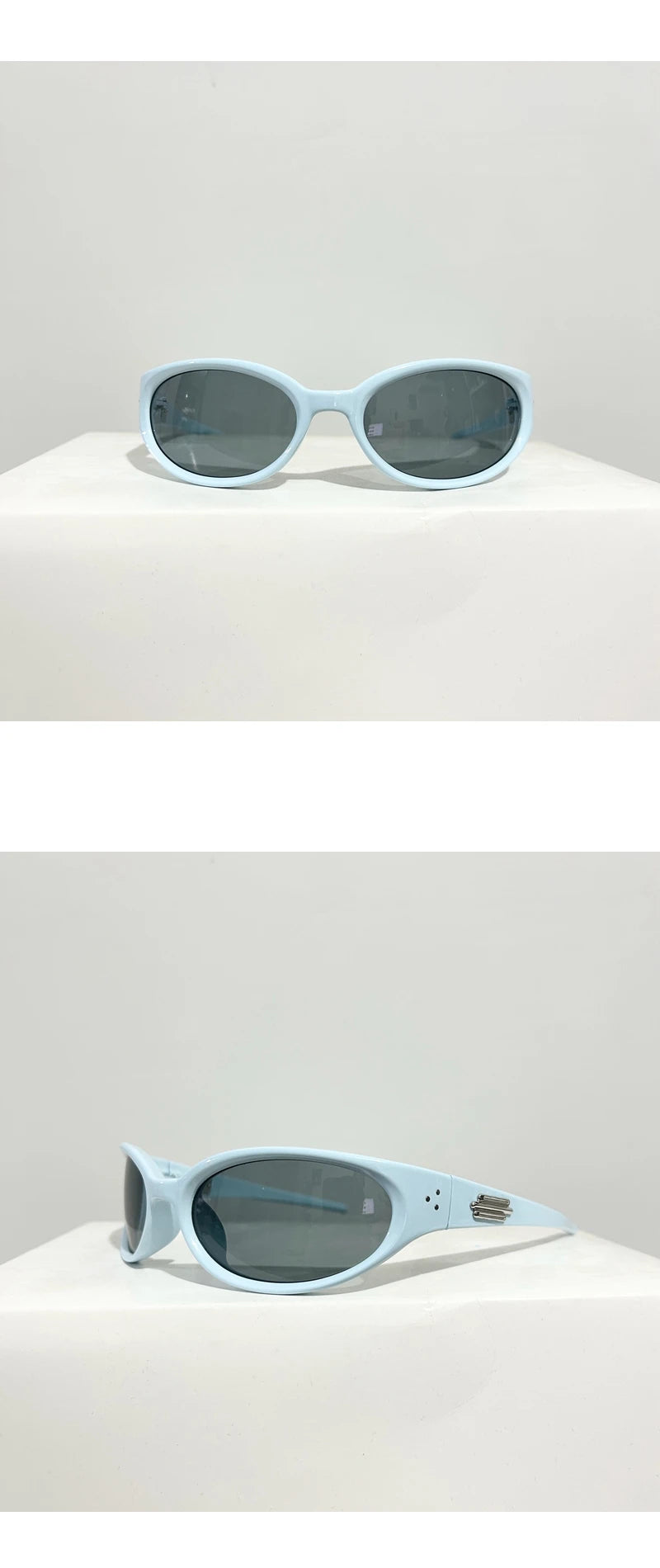 Koreanische radfahren blaue sonnenbrille frauen ins street shot sonnenschutz brille staub dichte wind dichte reit brille uv400 sonnenbrille männer