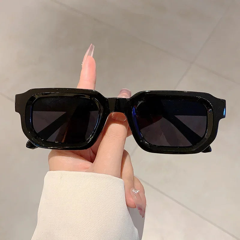 Neue Herren Vintage Rechteckige Sonnenbrille Mode Retro Sonnenbrillen Luxus Markendesign Brillen UV400 Eyewear Damen Schutzbrillen