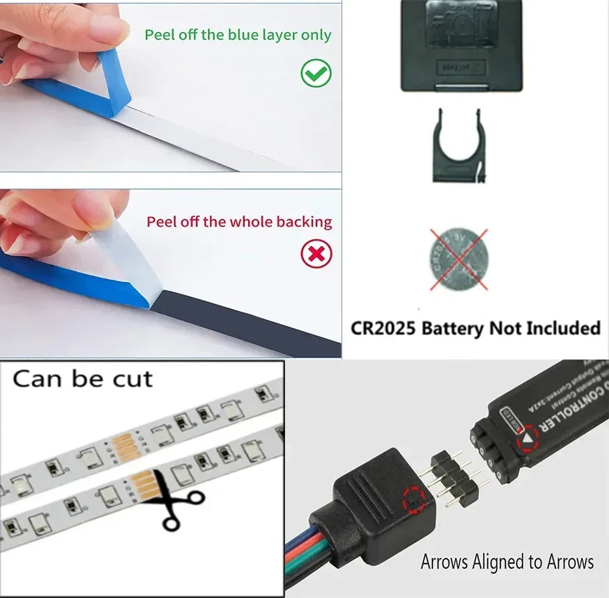 RGB LED Streifen Lichter 5V USB Led Licht Farbwechsel Fernbedienung APP Steuerung Farbwechsel Flexible Lampe Band 1M-30M TV Hintergrundbeleuchtung
