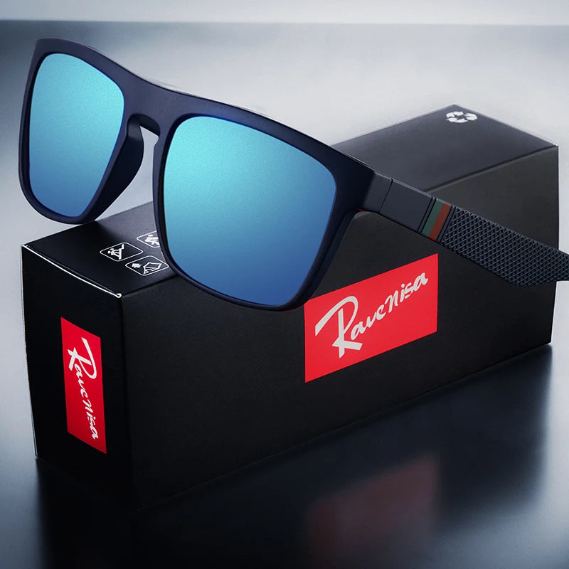 Mode Quadrat Vintage polarisierte Sonnenbrille Männer Frauen Retro fahren Angeln Sonnenbrille UV400 Brillen