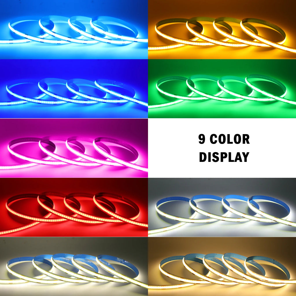 Neue 5V LED COB Licht Streifen Dimmbar Mit Touch Sensor/EIN OFF Schalter USB Flexible LED Band Weihnachten TV Hintergrundbeleuchtung Klebeband