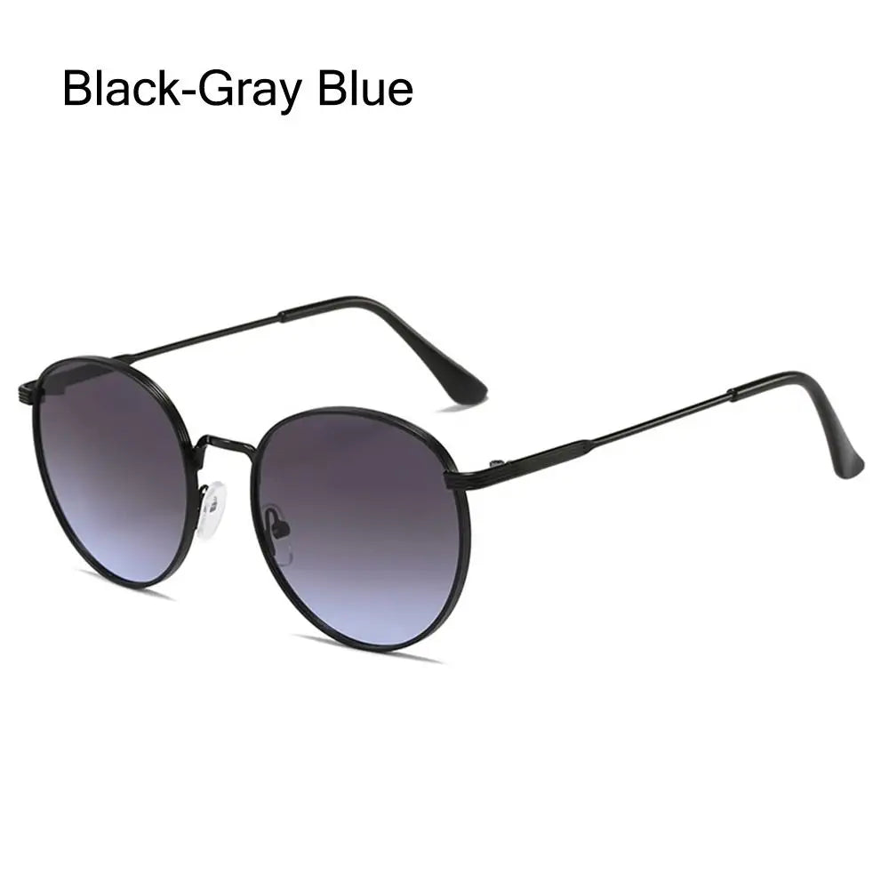 Kreis Runde Sonnenbrille Mode Vintage Sommer Metallrahmen Sonnenbrille UV-Schutz Retro Shades für Damen Herren