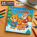 MERRY CHRISTMAS Malbuch für Erwachsene und Jugendliche mit entzückenden Weihnachtskreaturen, Cartoon-Mal- und Zeichenbüchern
